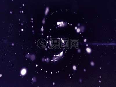 紫色粒子旋转光效gif图片素材