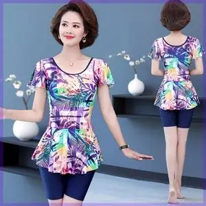 老人泳衣女保守中老年图片