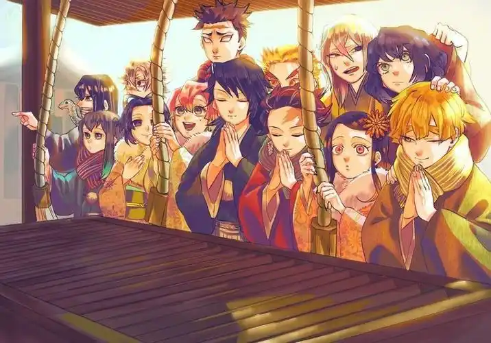 集体大合照鬼灭之刃