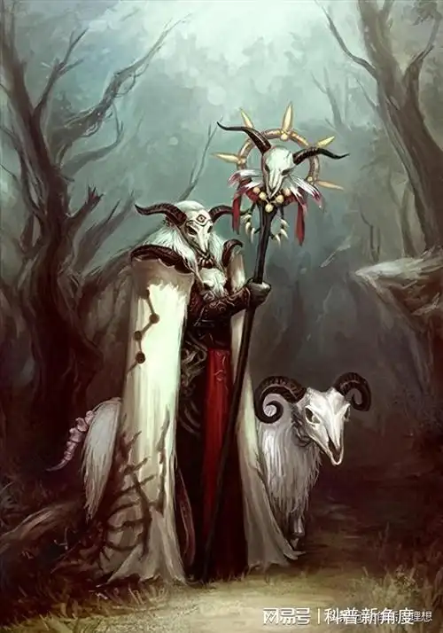 摄像机深山拍到山羊人羊头人身有两米高这是实验室产物