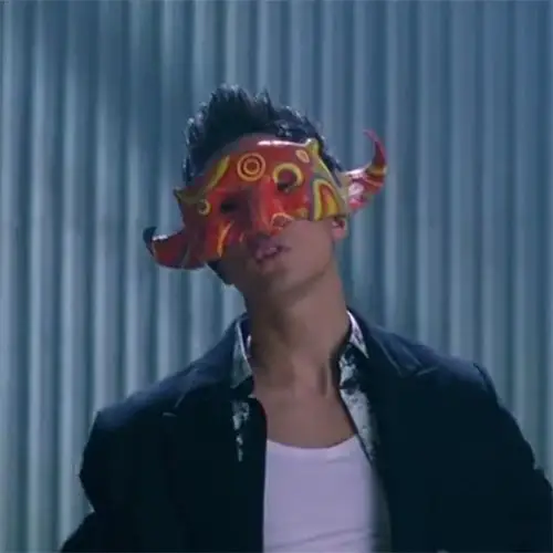 国风吴彦祖万圣节警察故事阿祖面具风网红中