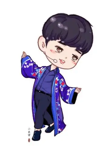 肖战肖战卡通壁纸 可爱长大的