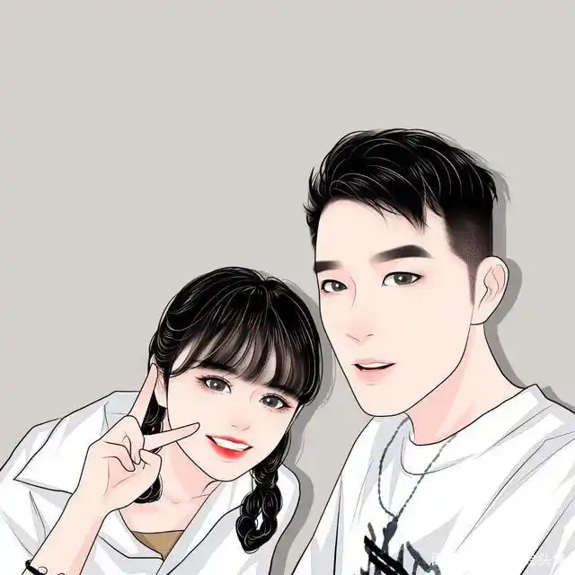 动漫情侣头像,有爱情,才会有思念吧