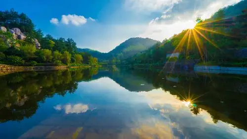 蓝天白云·青山绿水