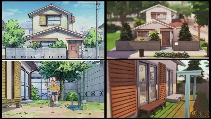【兔酱还原】动画片《哆啦a梦》中【新】大雄家的房屋还原-已于5月15