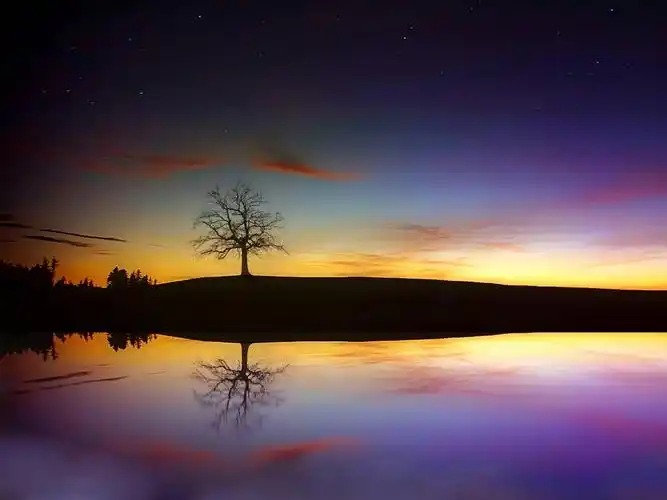 傍晚的天空唯美风景ipad平板桌面壁纸_4k风景图片_彼岸图网pic.netbia