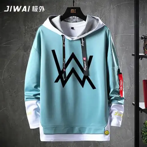 稚彼艾伦沃克alanwalker同款djfaded飘带连帽卫衣男男女卫衣衣服衫