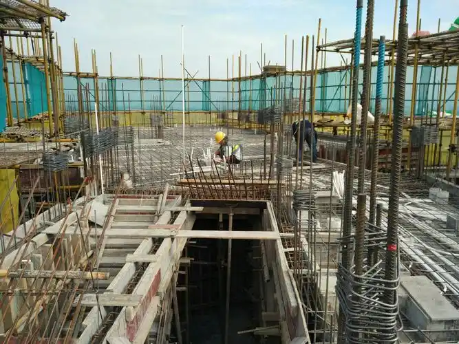 10#楼二十层均压环焊接