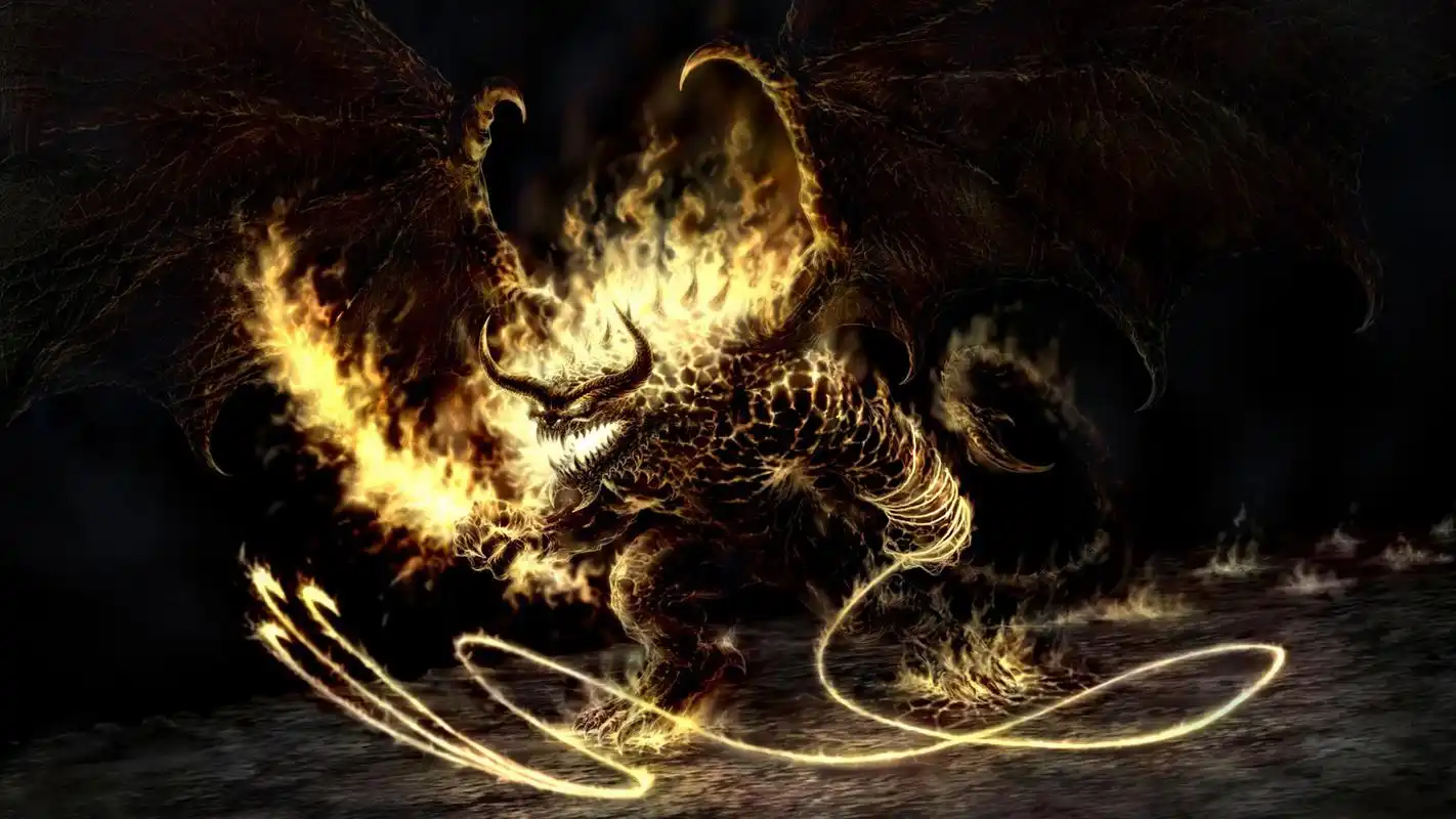 恐怖的魔鬼炫酷创意高清桌面壁纸