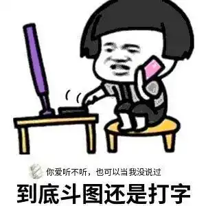 你爱听不听,也可以当我没说过到底斗图还是打字-爱表情网
