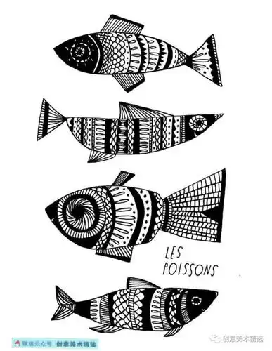 18张鱼儿创意装饰画,倾听来自大海的声音