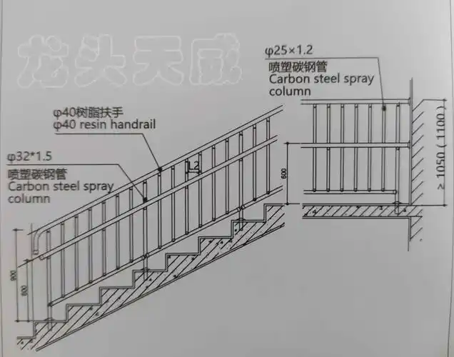 幼儿园楼梯扶手图片