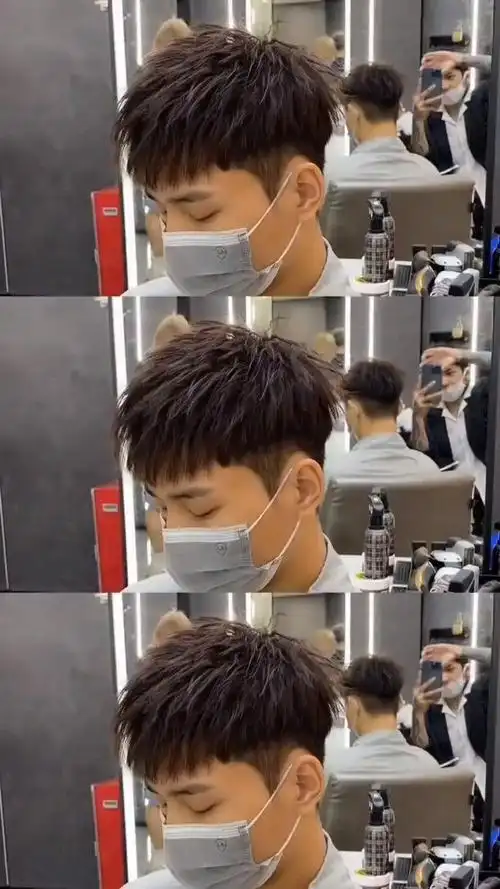 男生一定要尝试的发型短碎盖.