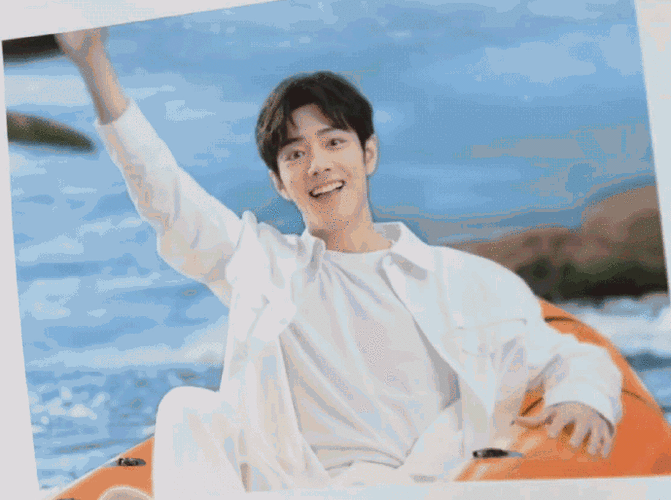 肖战代言元气森林#肖战好元气好嫩呀,想跟着肖战一起去海边!