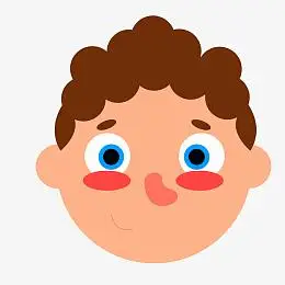 aipng可爱红脸蛋儿童头像pngepspng矢量扁平化虎头鞋pngpng微笑的卡通