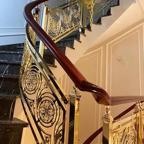 铜楼梯扶手新品也太太太好看了吧啊啊啊