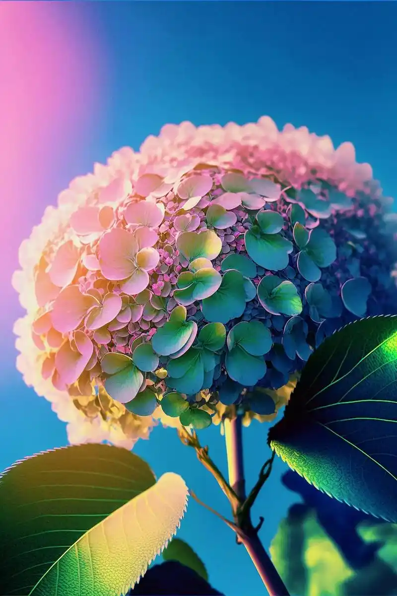 想邀你一起看看绣球花!#ai绘画 #图文伙伴计划 #唯美意境 - 抖音