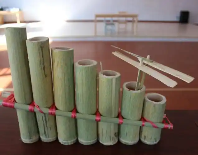 竹中探秘 大显身手——淳安县枫树岭镇中心幼儿园亲子手工制作活动