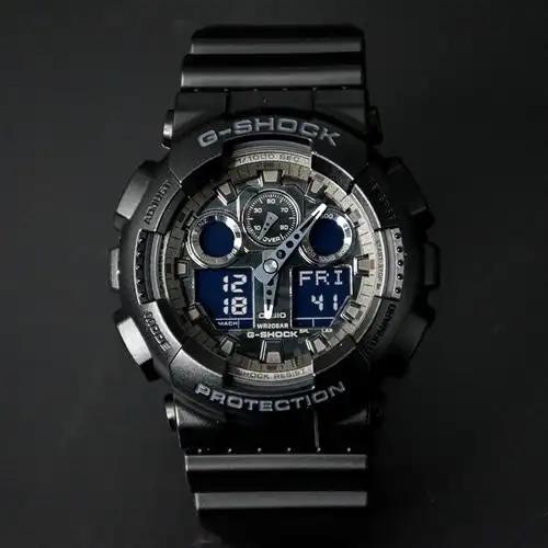 shock运动防水华仔拆弹专家手表男表ga100cf卡西欧g1a9