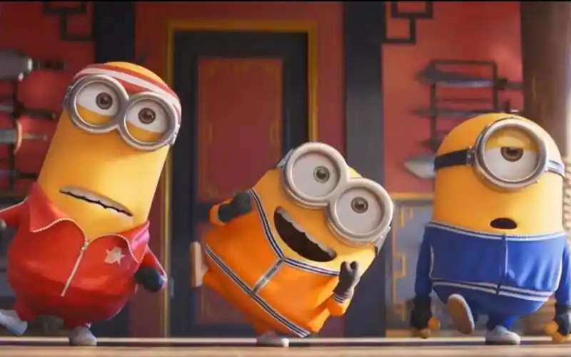 比小黄人更可爱的是练功夫的小黄人