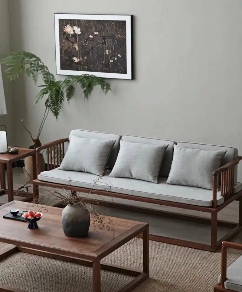 新中式沙发 | 让简约更有品味[微风] 在传统中式的基础之上,去除繁琐