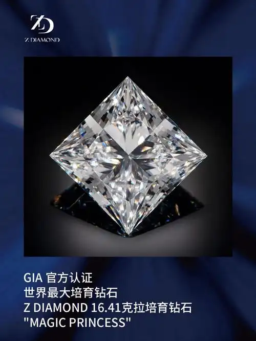 gia官方认证的世界最大培育钻石