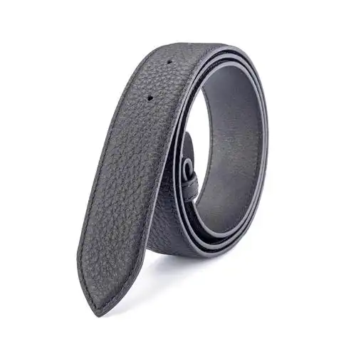 高品质男女士真皮腰带 高端品质 原版自然摔纹双面进口头层牛皮皮带身