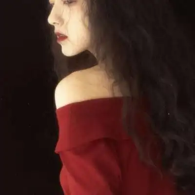 复古港风红色系韵味女头 "你是_女生头像_我要个性网