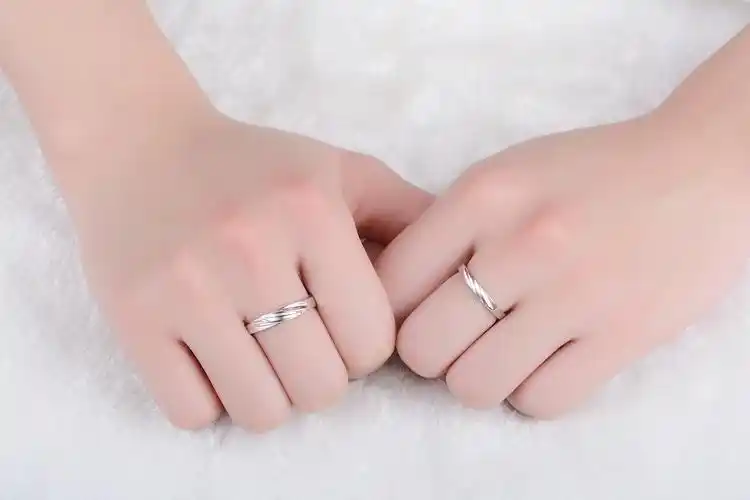 十指紧扣永远的爱爱心情侣美钻情侣皇冠情侣情定镶钻同心结天使之翼