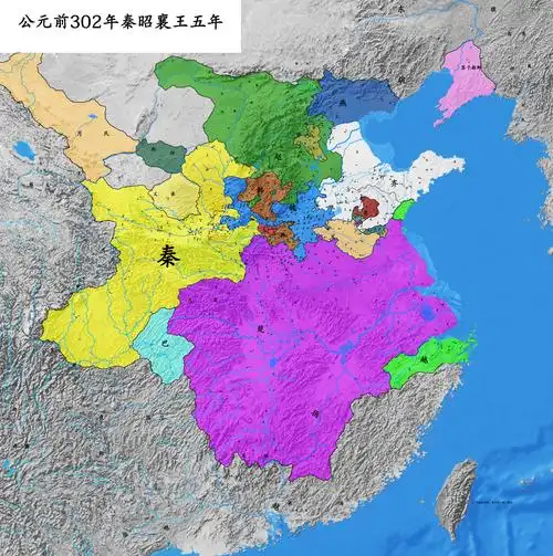 战国示意图东帝西帝