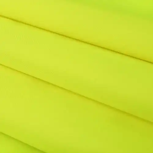 西岐直销交警荧光黄防水布 交警雨衣荧光黄面料 荧光黄布料