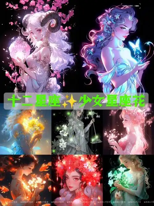十二星座专属你的少女星座花已发放