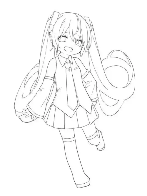 动漫壁纸:《初音未来》第三期,与好朋友分享快乐时光