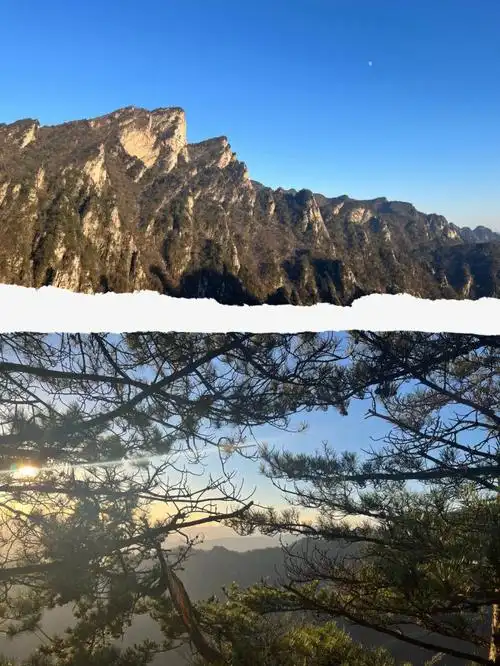 南阳老界岭72冬日爬山好去处