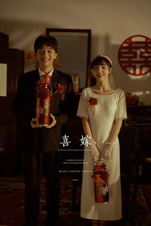 80年代婚礼婚纱照风格欣赏-南昌musa慕纱摄影婚纱照图片-赞耶