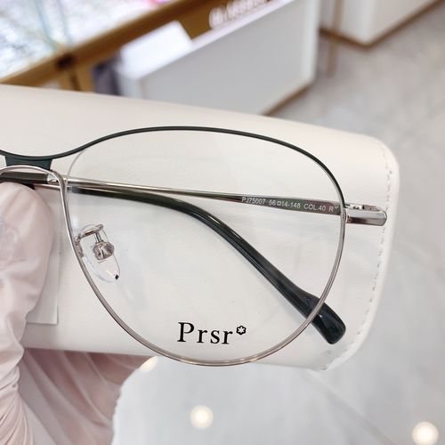 新款帕莎prsr眼镜镜框pt75007时尚金属近视女全眼镜架