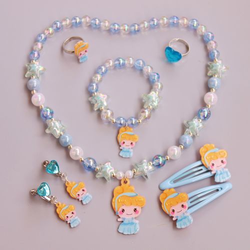 精致韩版甜美女首饰小朋友儿童项链手链套装女童项链
