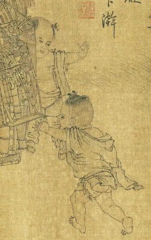 汉桥话画:李嵩《货郎图》南宋杰出的人物风俗画