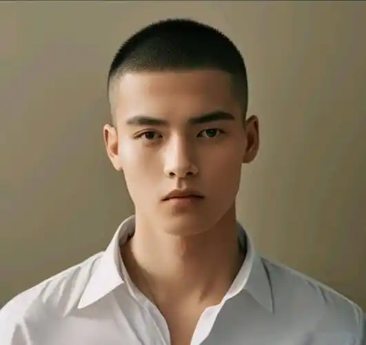 2024想尝试时尚男士发型的不二选择:圆寸头,飞机头,分头发型_造型