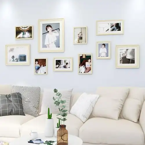 娃娃网红宝宝儿童房间照片墙装饰相框挂墙贴免打孔客厅沙发背景墙