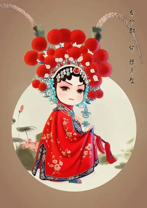 中华京剧卡通版壁纸欣赏