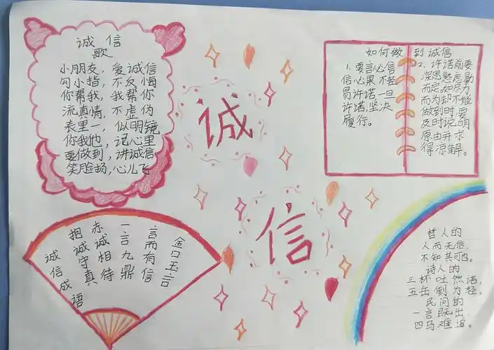 诚信,对学校教育来说是剂育人良药;对个人和家庭来说是笔无价的财富