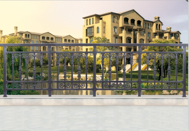 铝合金护栏hl05-铝合金护栏 大门 楼梯扶手 围墙栏杆-顺义锌钢-湖南