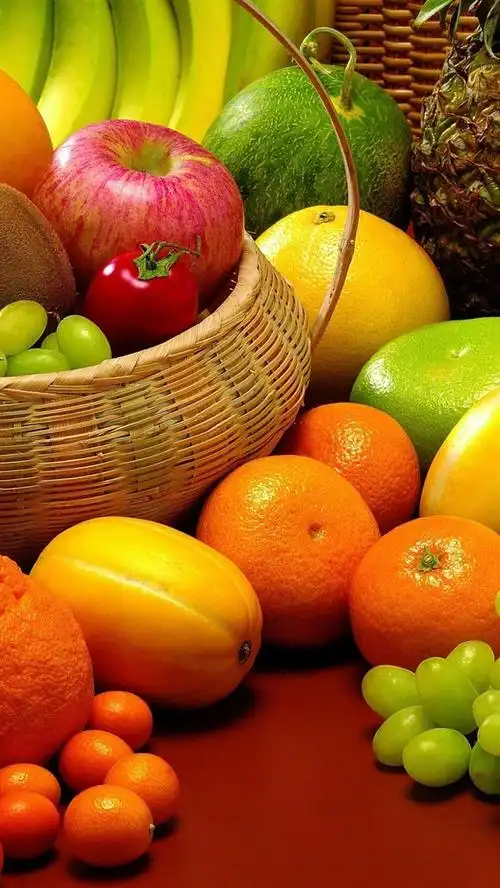 壁纸 多种水果,瓜,葡萄,橙子,芒果,苹果,猕猴桃 2560x1600 hd 高清