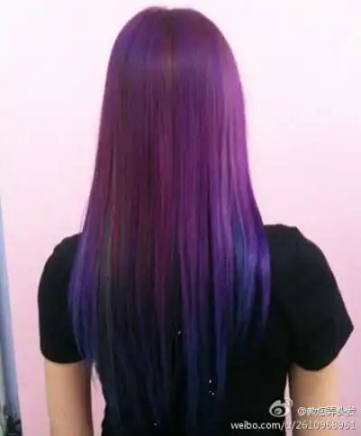 紫色,美爆了有木有?喜欢请关注@教您弄头发