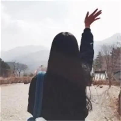 离别挥手的头像高清伤感离别的背影挥手图片头像