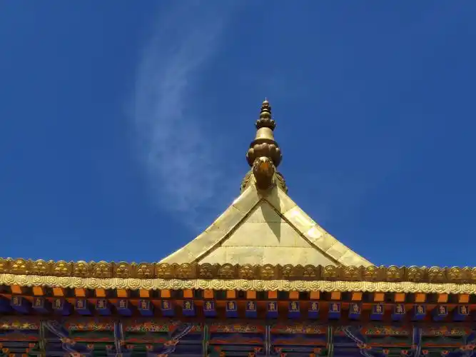 写美篇  塔尔寺的主殿,殿内主供纪念宗喀巴大师大金塔,初建于公元