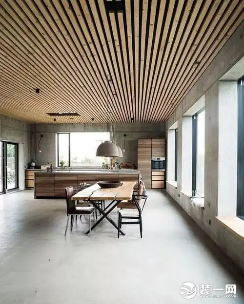 18款原木木质吊顶图片及优缺点合集