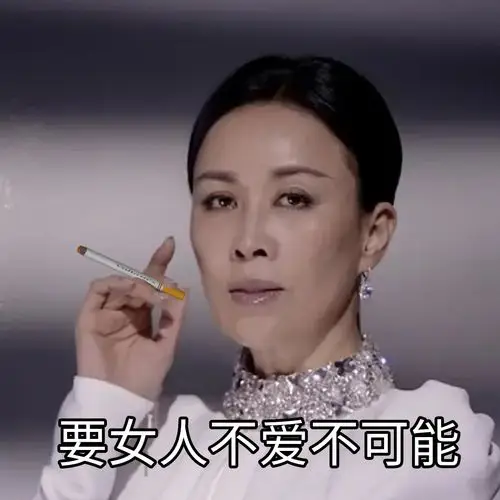 来点英子抽烟表情包