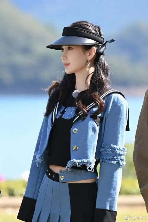 杨颖奔跑吧甜酷剧照##杨颖奔跑吧秋游特辑